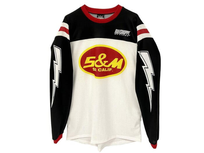 S&M Bikes "Retro Oval" Jersey Longsleeve - Black