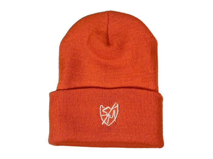 S&M Bikes "Sharpie Shield" Beanie Mütze - Orange