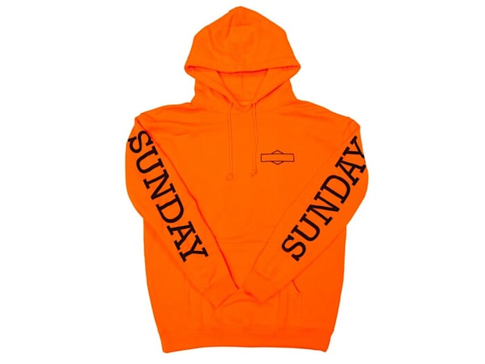 Sunday Bikes "Rockwell Box" Hooded Pullover - Black