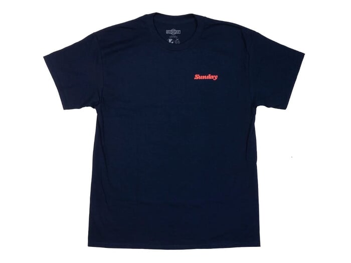 Sunday Bikes "Wreath" T-Shirt - Navy