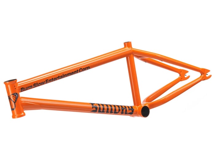Sunday Bikes X Burn Slow "Soundwave V3" BMX Rahmen - Glossy Orange