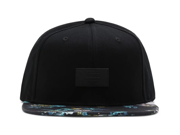 Vans "Allover Snapback" Cap - Black/Waterfall