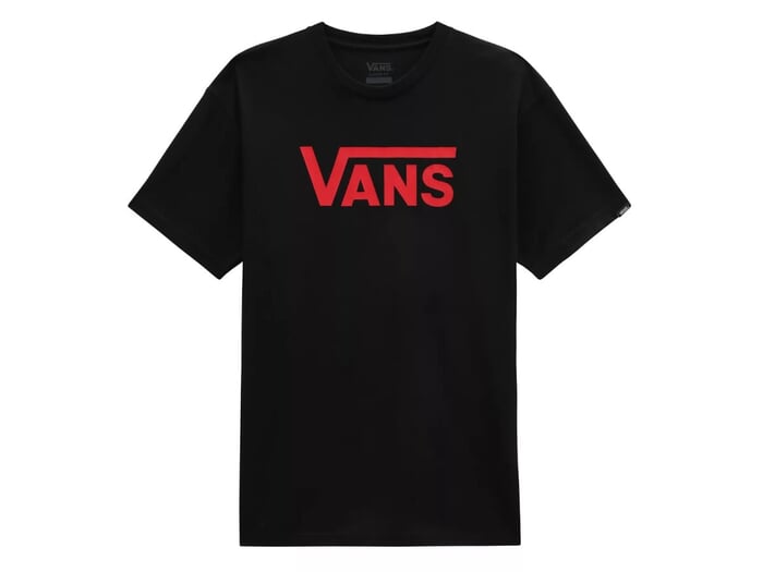 Vans "Classic" T-Shirt - Black/Reinvented Red