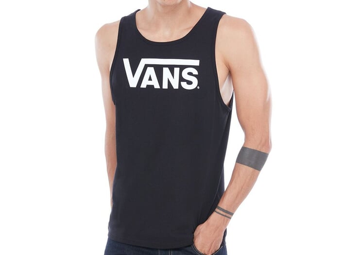 Vans "Classic" Tank Top Black/White kunstform BMX Shop & Mailorder