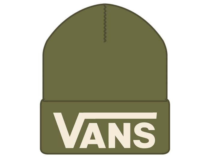Vans "Drop V Tall" Beanie Mütze - Olive