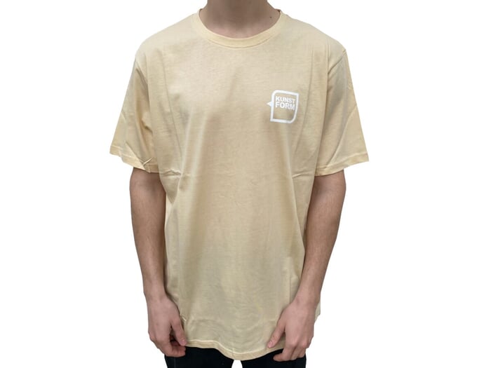 kunstform "Breast Logo" T-Shirt - Creme