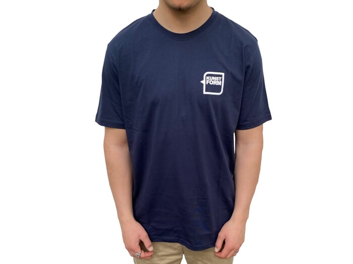 kunstform "Breast Logo" T-Shirt - Navy