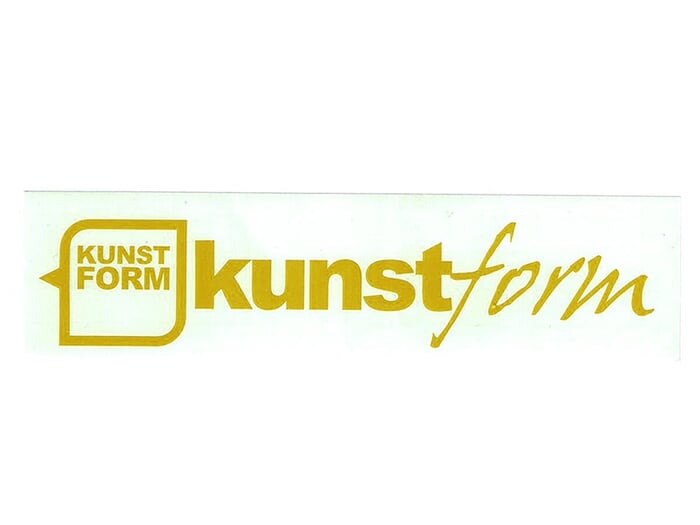 kunstform "Script Logo Plotter" Sticker