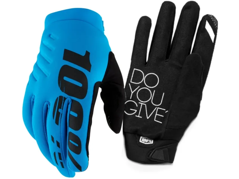 100 Percent "Hydromatic Brisker" Handschuhe - Cyan