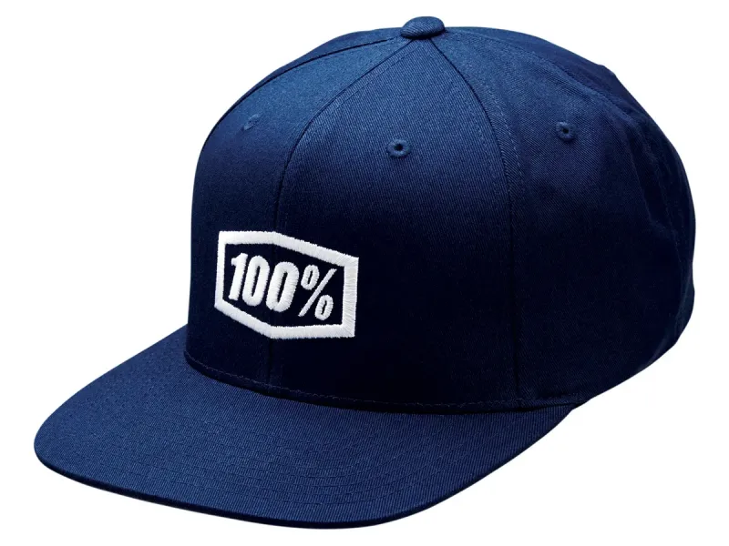 100 Percent "Icon Snapback" Kappe - Navy
