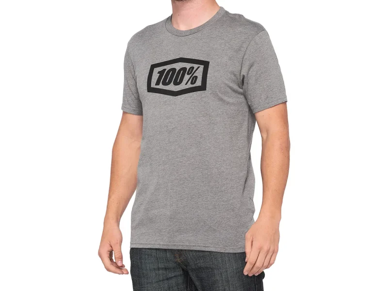 100 Percent "Icon" T-Shirt - Grey Heather