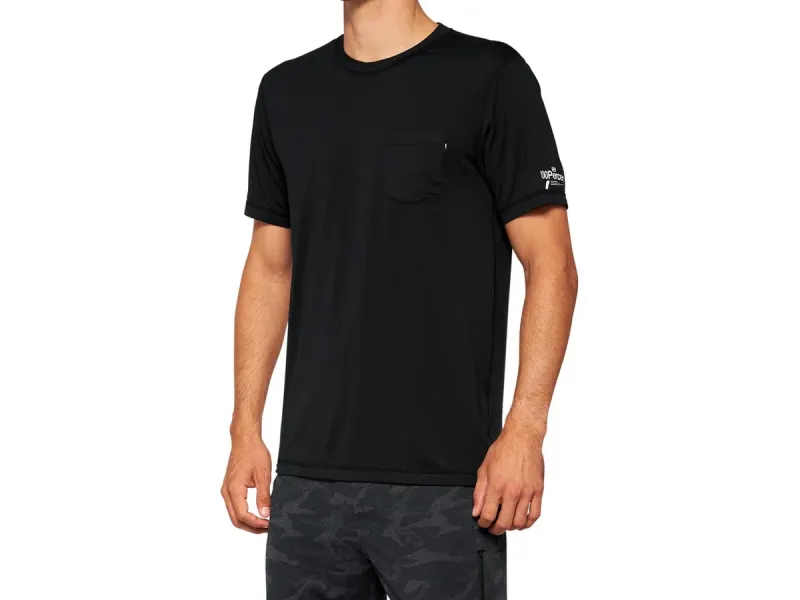 100 Percent "Mission Athletic" T-Shirt - Black