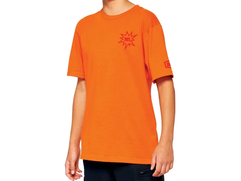 100 Percent "Smash Youth" T-Shirt - Orange (Kids)