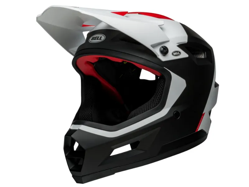 Bell "Sanction 2 DLX MIPS" Fullface Helm - Deft Matte Black/White