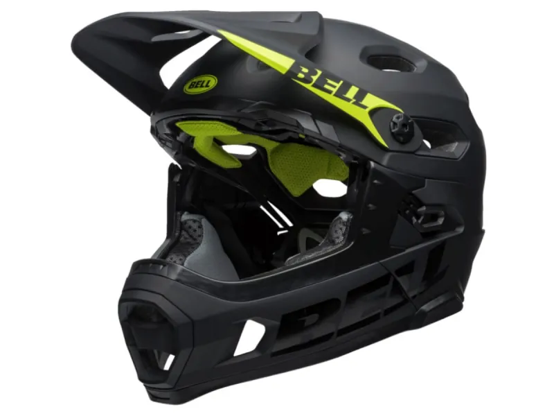 Bell "Super DH" Spherical Fullface Helm - Matte Gloss Black