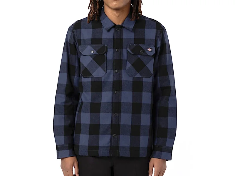 Dickies "Lined Sacramento" Shirt - Navy Blue