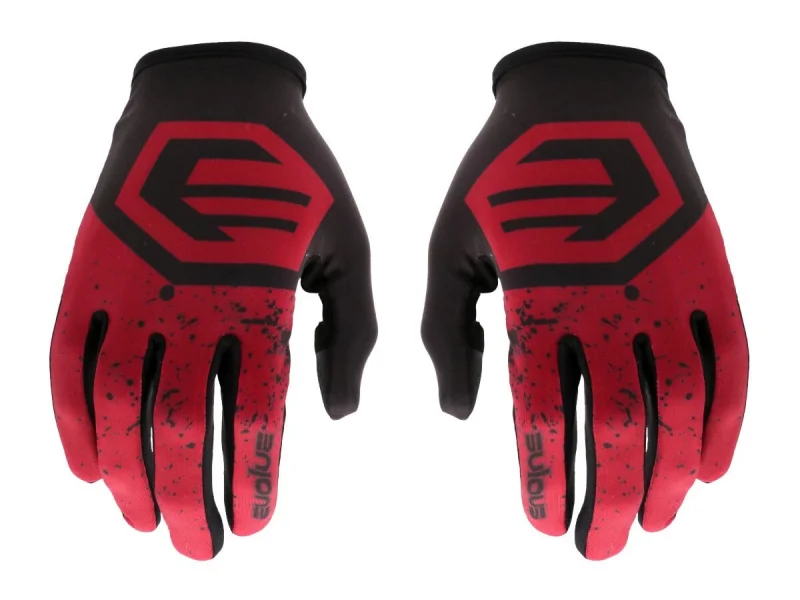 Evolve "Splatter" Gloves - Burgundy/Black