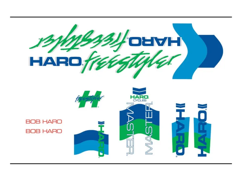 Haro Bikes "1985 Master" Stickerset