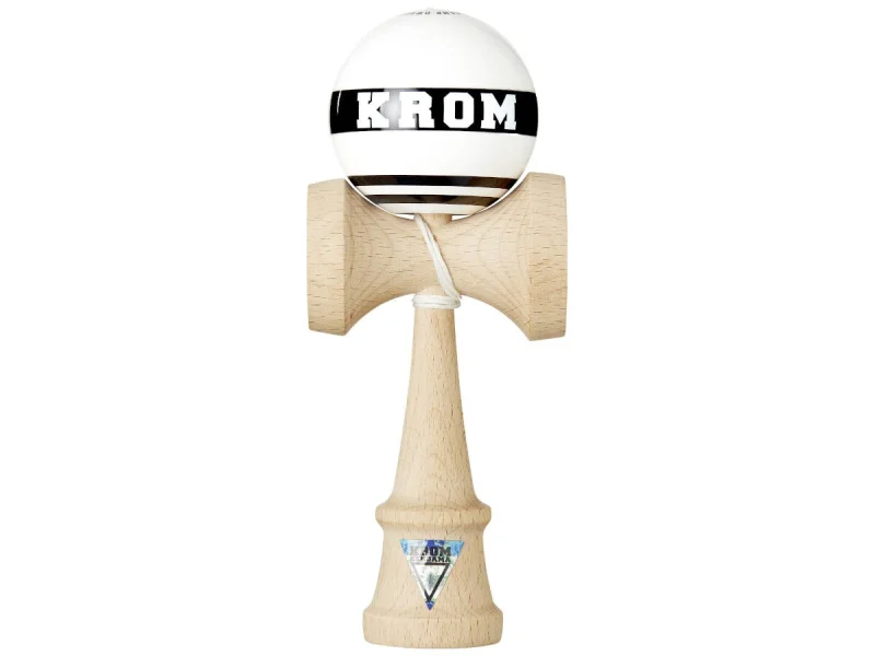 KROM Kendama "Strogo" Kendama - White