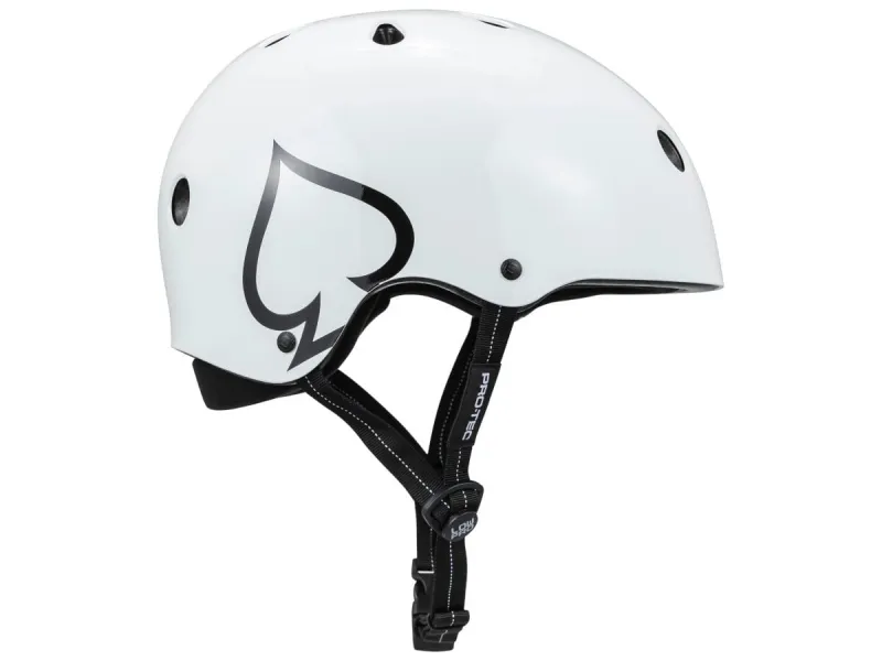 ProTec "Low Pro" BMX Helm - Glossy White