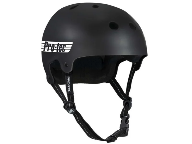 ProTec "Old School Low Pro" BMX Helmet - Matte Black (Certified)