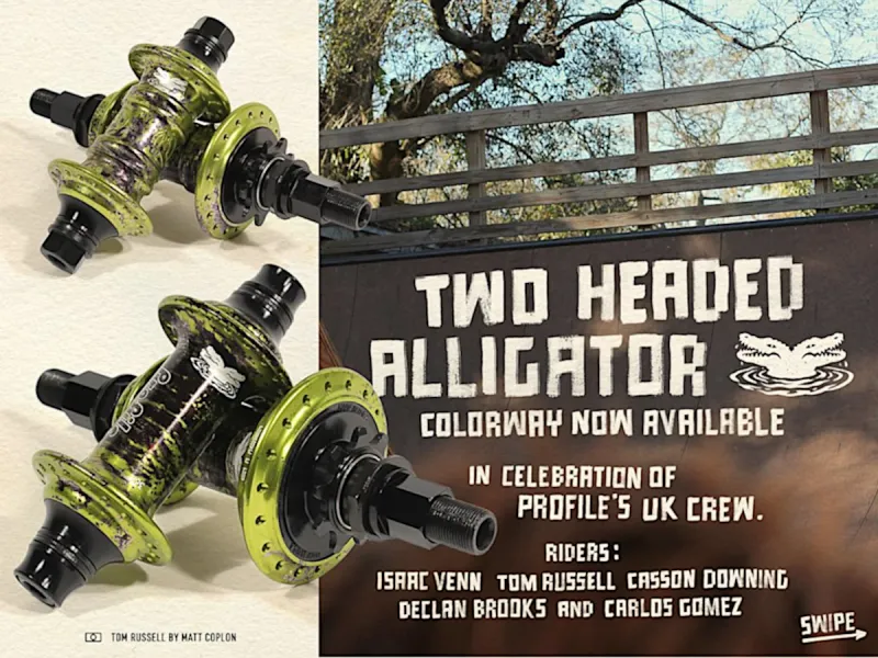 Profile Two Headed Alligator Hubs - now in stock