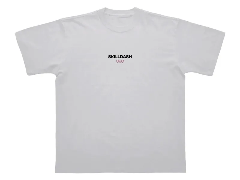 Skilldash "Thrive Lotus" T-Shirt - White