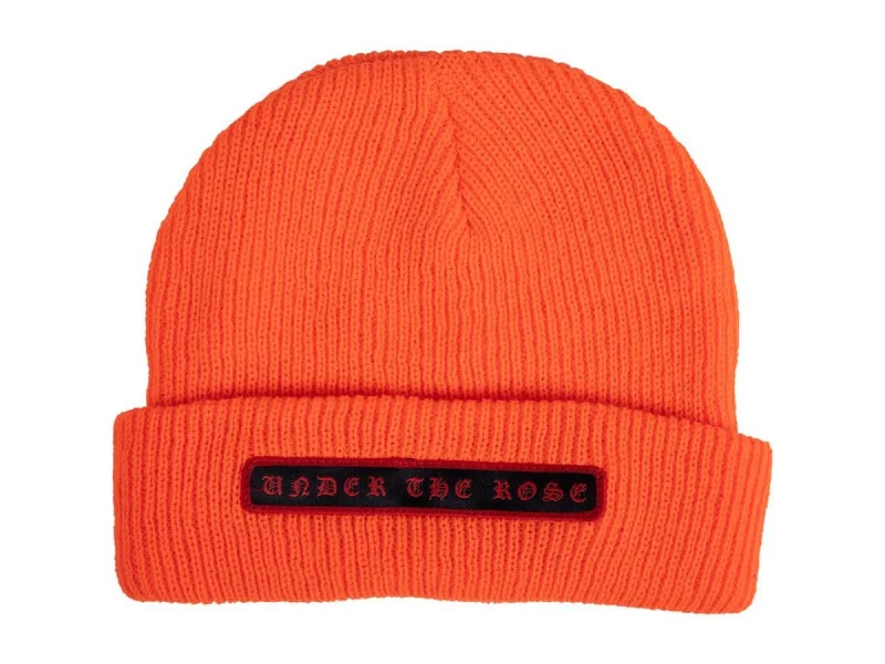 Subrosa Bikes "Under The Rose" Beanie Mütze - Neon Orange