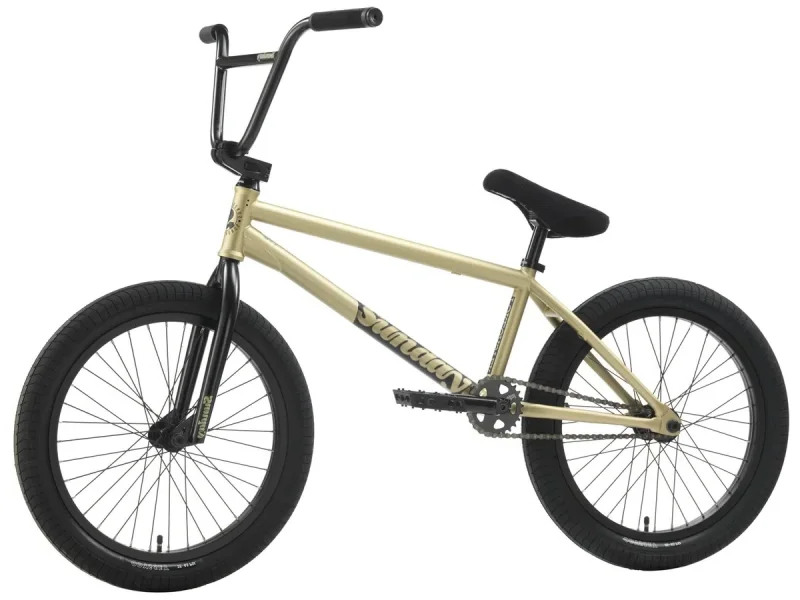 Sunday Bikes "Forecaster LHD Broc Raiford" 2025 BMX Bike - Matte Metallic Gold | Freecoaster | LHD