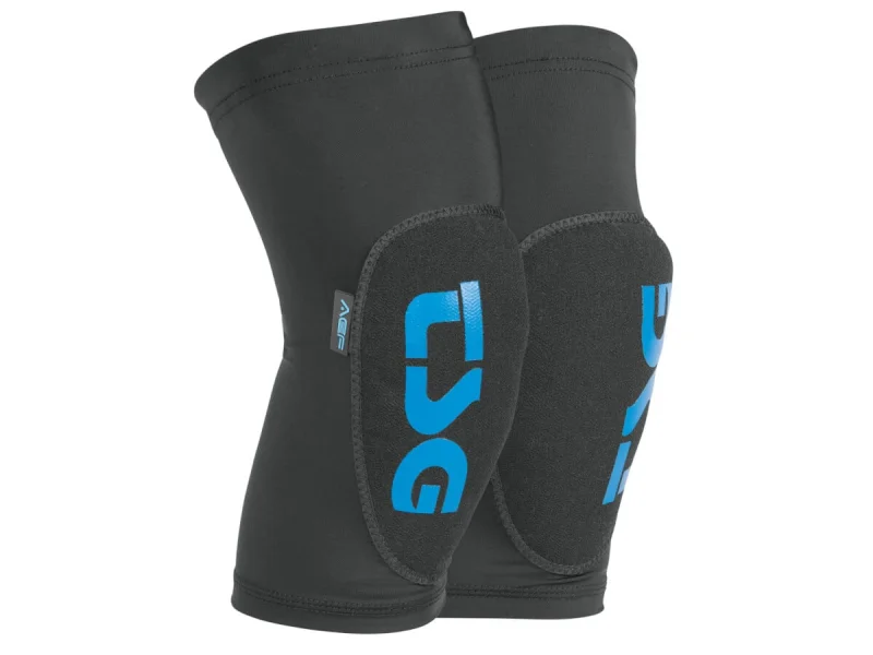 TSG "2nd Skin A" Knieschoner - Black/Arctic Blue