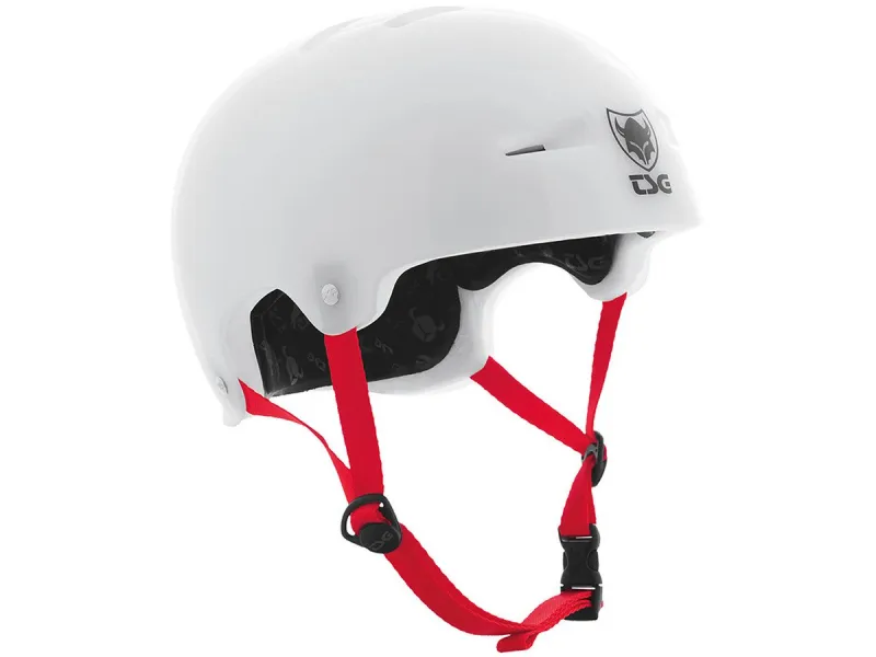TSG "Evolution Special Makeup" BMX Helm - Clear White