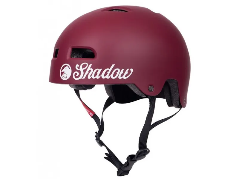 The Shadow Conspiracy "Classic" BMX Helmet - Matte Burgundy