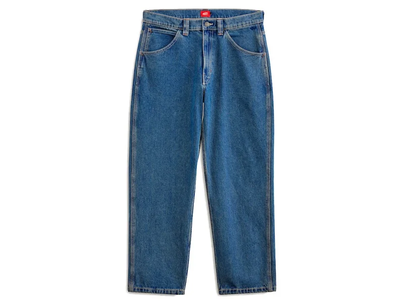 Vans "Check-5 Baggy Denim" Hose - Vintage Indigo Blue