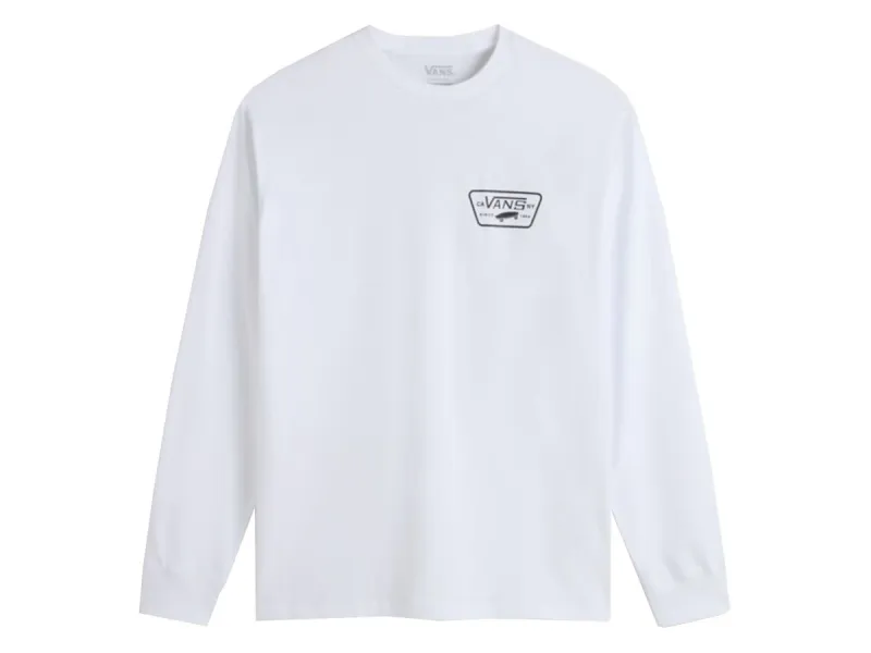 Vans "Full Patch Back" Longsleeve - White