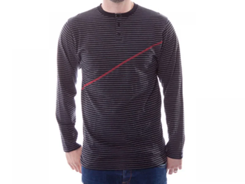 Chico Clothing "Pops grau/schwarz/rot" Longsleeve