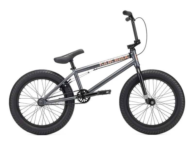 Kink Bikes "Kicker" 2025 BMX Rad - 18 Zoll | Gunmetal Gray