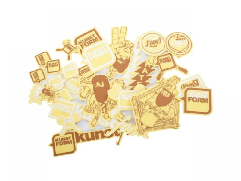 kunstform "Hate?Love!" Stickerset