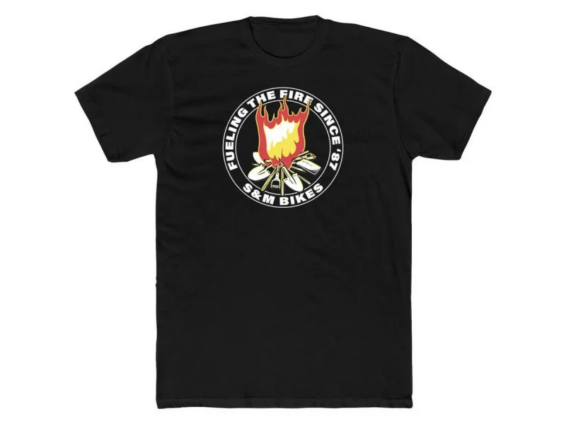 S&M Bikes "Fuel The Fire" T-Shirt - Black