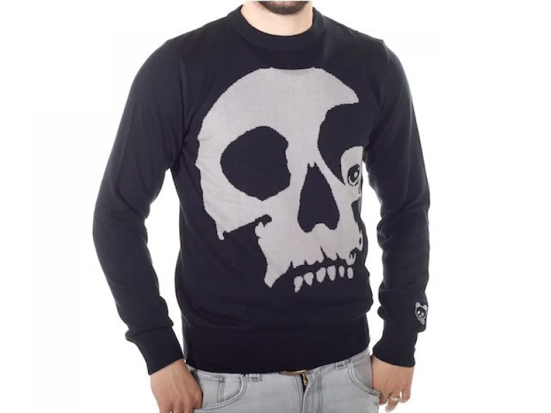 Stereo Panda "Skull Intersia" Pullover