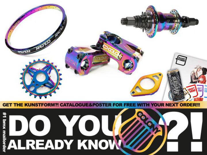 oil slick bmx bike parts