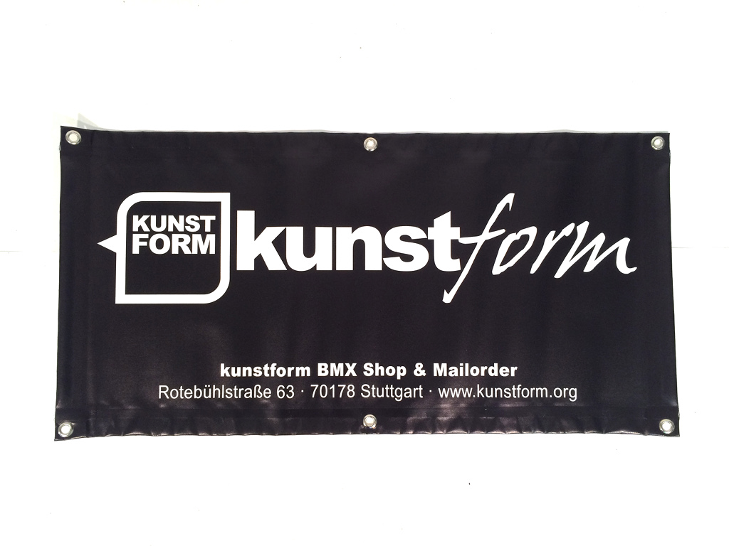 kunstform Banner 215cm x 73cm kunstform BMX Shop & Mailorder worldwide shipping