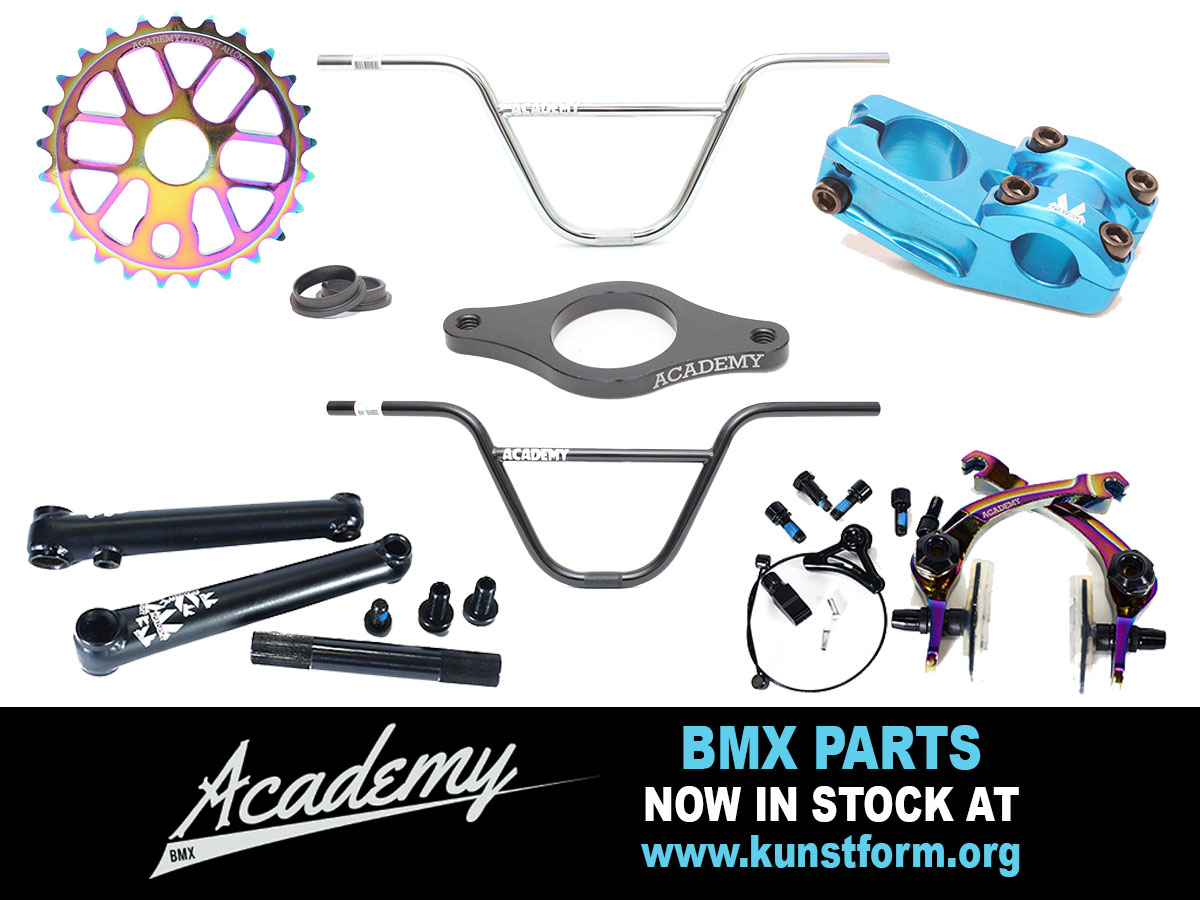 Academy BMX Parts - In stock! | kunstform BMX Shop & Mailorder - worldwide  shipping