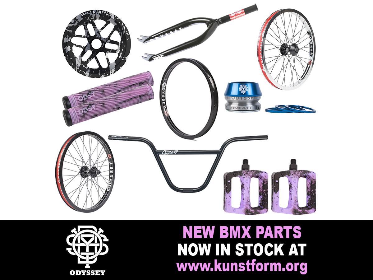 purple bmx parts