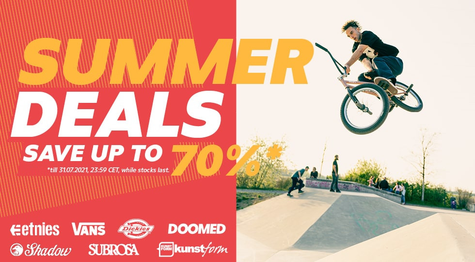 Summer Deals Till 31th July 2021 Kunstform Bmx Shop Mailorder Worldwide Shipping