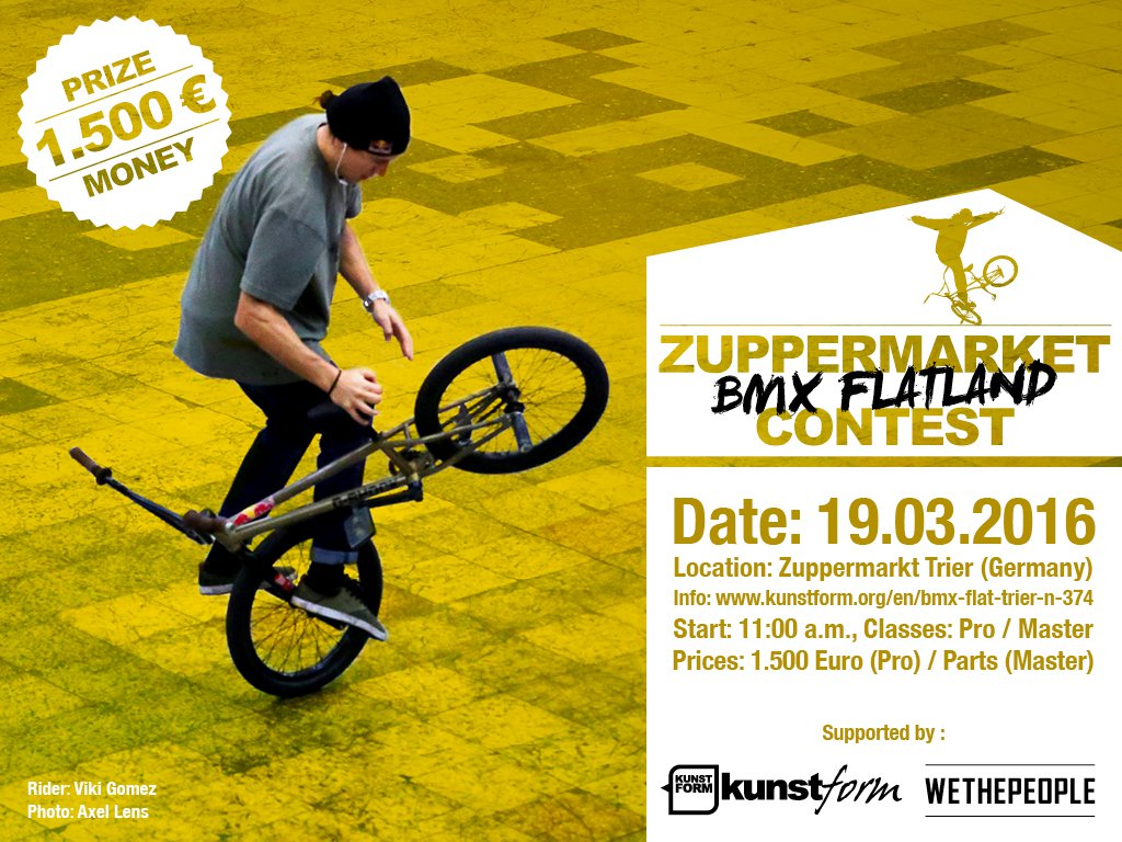 Zuppermarket BMX Flatland Contest Trier