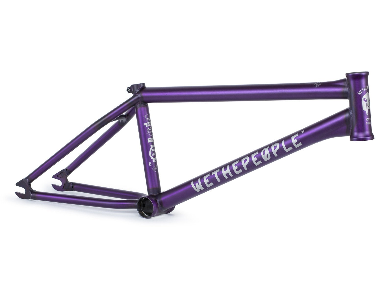 wethepeople "Battleship" 2018 BMX Frame Matt Trans Purple kunstform