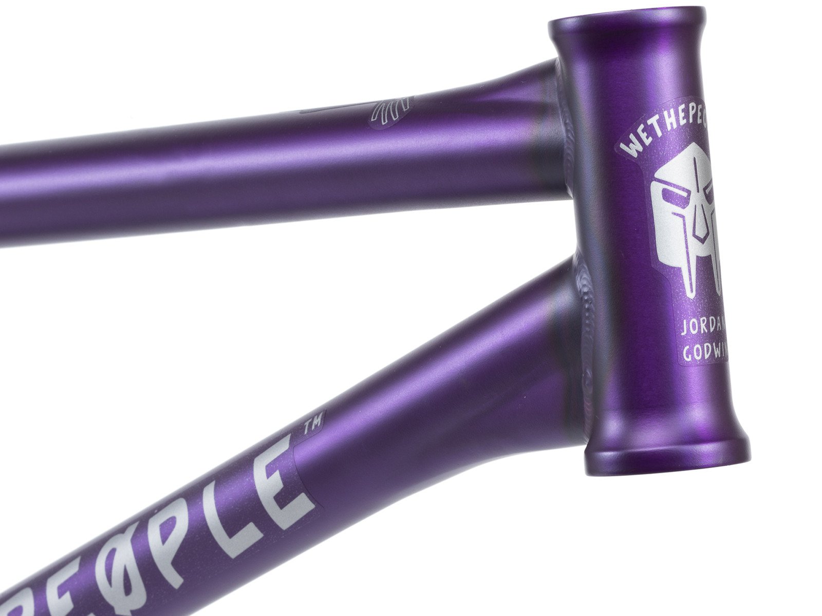 wethepeople "Battleship" 2018 BMX Frame Matt Trans Purple kunstform