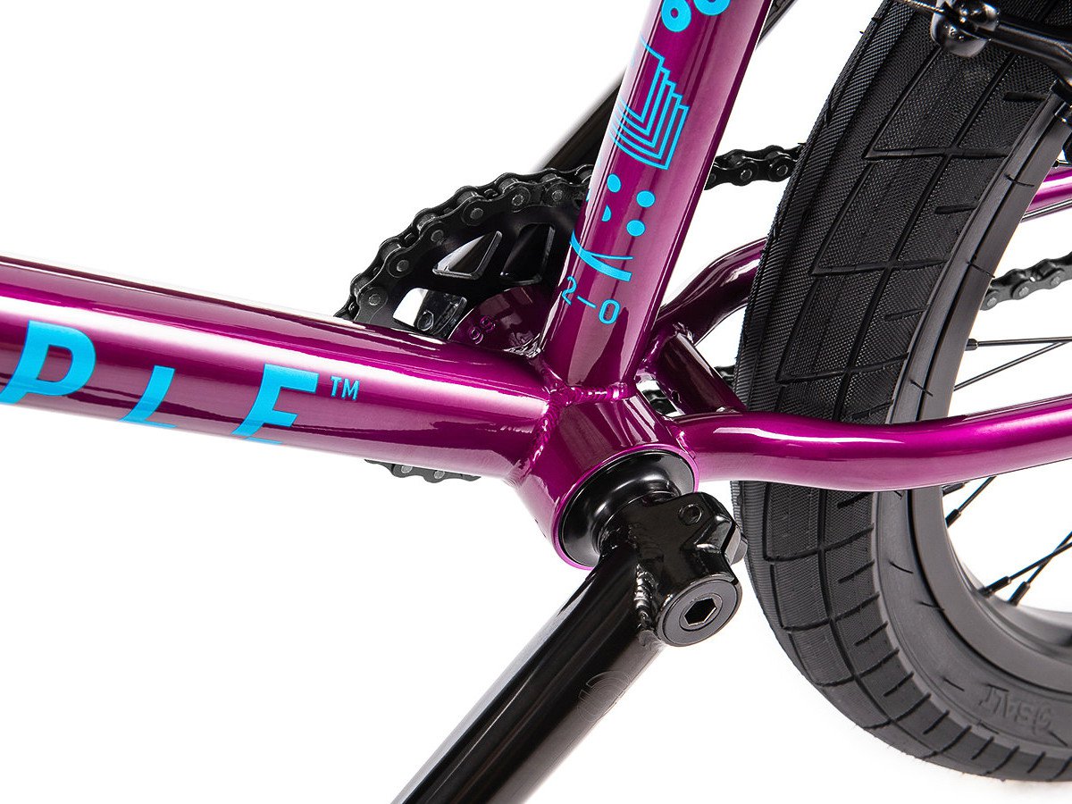 purple bmx parts