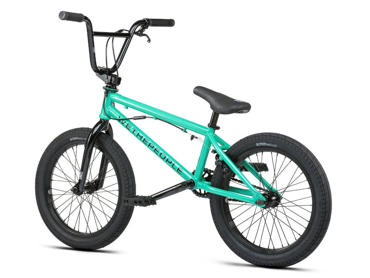 wethepeople FS 2023 BMX Bike - 18 Inch | Metallic Soda Green | kunstform BMX Shop Mailorder - worldwide shipping