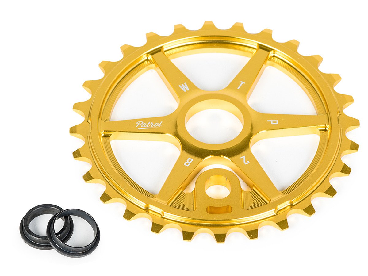 FIT BIKE CO BMX KEY GUARD 24mm SPLINE-DRIVE SPROCKET BLACK PRIMO CULT SUNDAY
